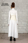 marc le bihanless strap jacket 2643 off White rice white